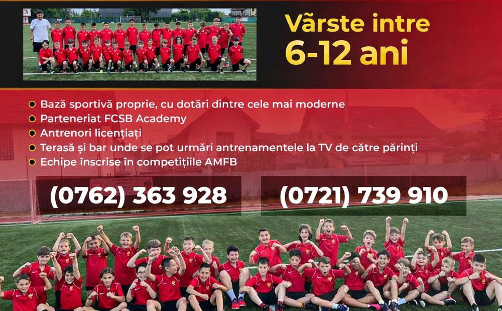 Scoala fotbal copii Bucuresti